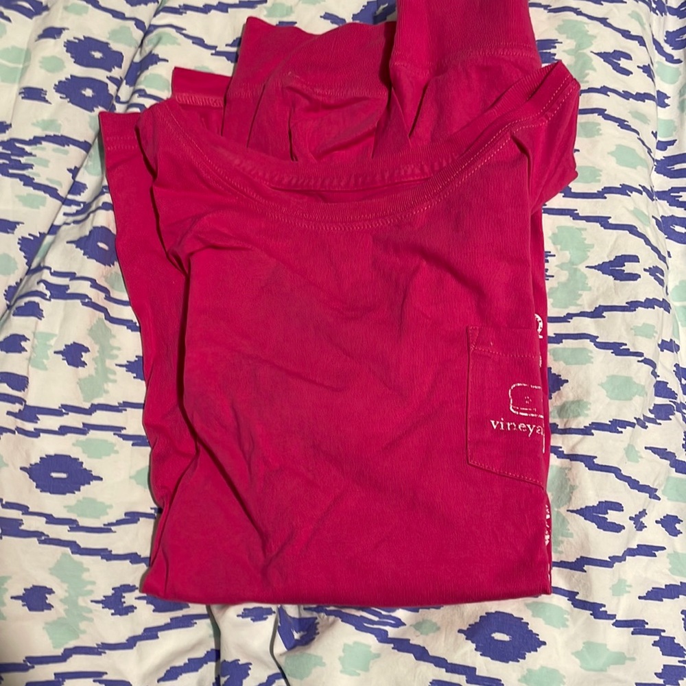 Pink Vineyard vines long sleeve